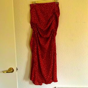 Long Bohemian Double slit Skirt